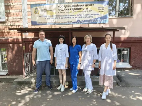 Лікарі з Луганщини провели безкоштовний прийом для переселенців у Дніпрі